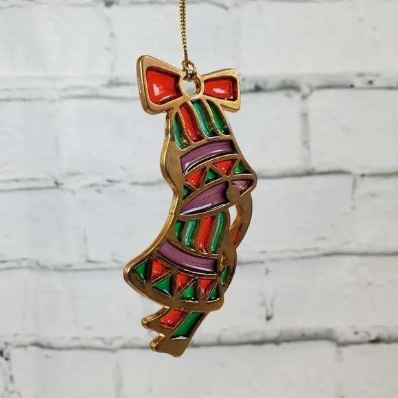 Russ Berrie & CO Holiday Highlights 1980s Vintage Ornament BELL HM23 - Picture 6 of 8